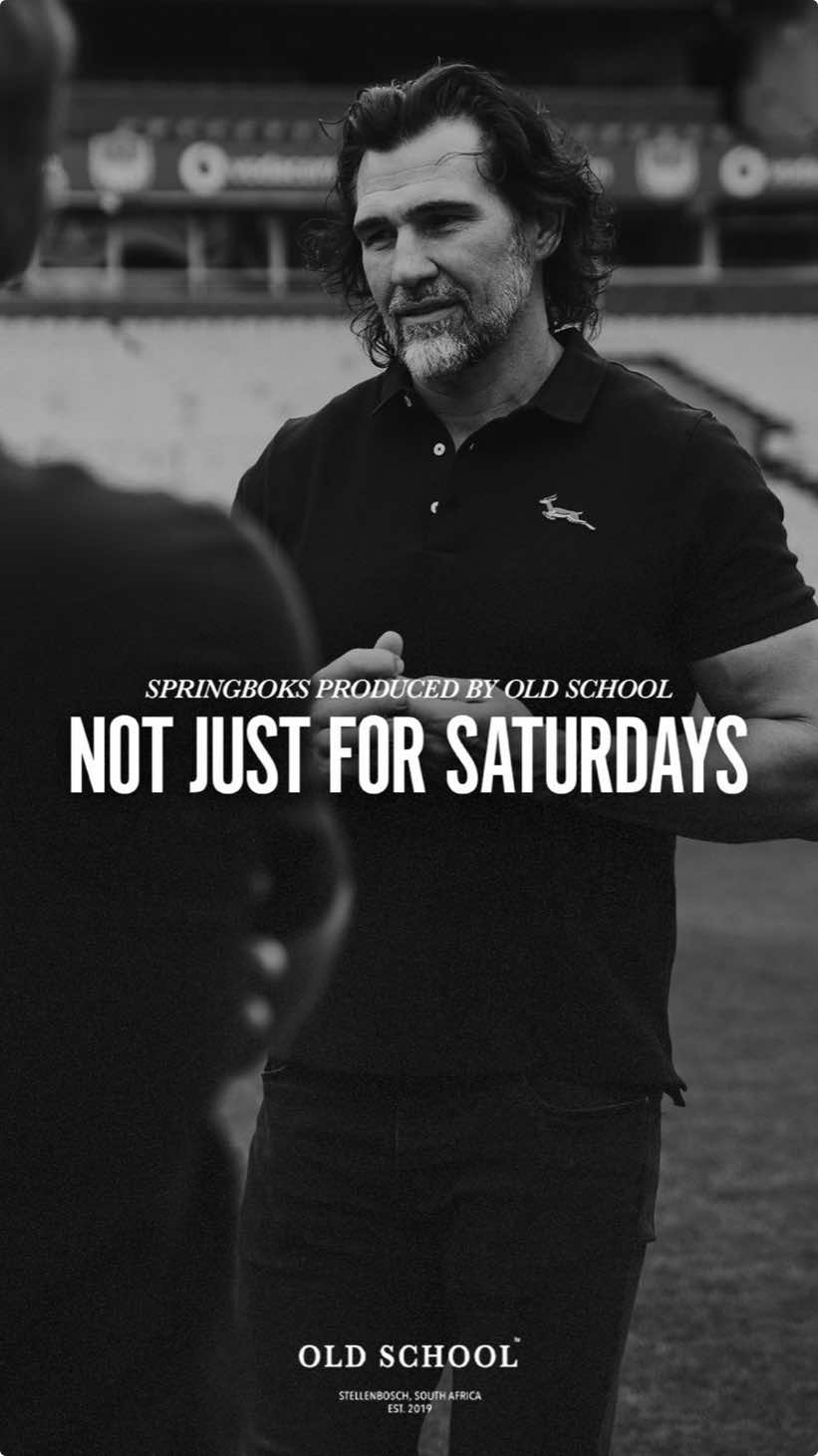 It's time to take the enduring Springbok spirit beyond the stadium. Get ready, tomorrow marks the start of something iconic 💣🔥 @Old School 🤝 #sarugby #springboks #newlaunch #forevergreenforevergold #SportsOnTikTok 