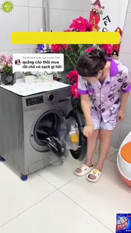 Máy giặt lâu ngày không giặt sẽ bẩn hơn cả bồn cầu #bột vệ sinh máy giặt #vệ sinh máy giặt #máy giặt
