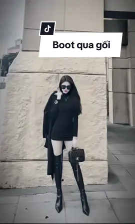 Boot cao qua gối sẵn+ mix chung váy body basic+ Mangto#xuhuong #fashion #thoitrangnu #vayxinh #outfit 
