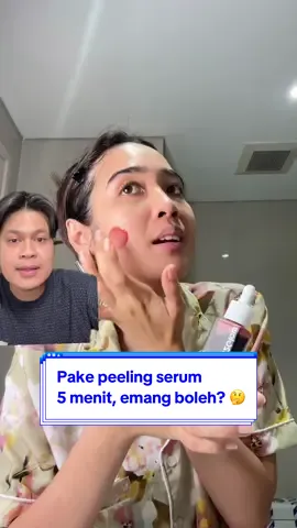 #stitch with @advertisement hayukkk Aa mau coba juga ah pake 5 menit peeling serumnya G2G 😆 #exfoliating #skincaretips 