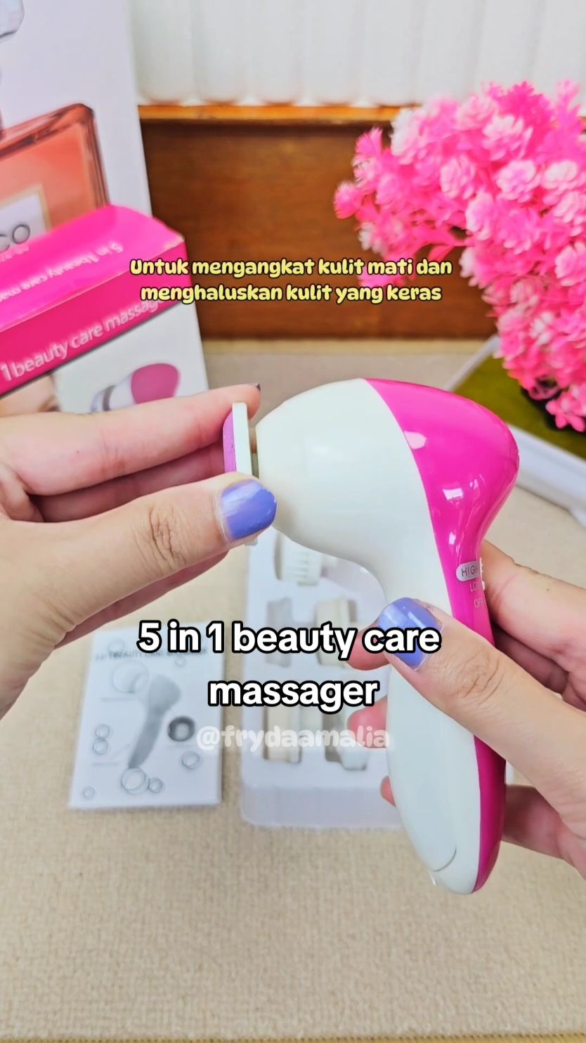 5 in 1 beauty care massager ini patut kamu coba nih biar wajah bersih maksimal plus ada sensasi relaksasinya, co sekarang ya sebelum harganya naik 🤭 #sikatwajah #sikatwajahelektrik #beautycaremassager 