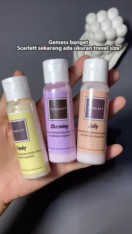 Yang hobi traveling sini kumpull🙌🏻😍#scarlett#bodylotion#travelsize#promoguncang11111 