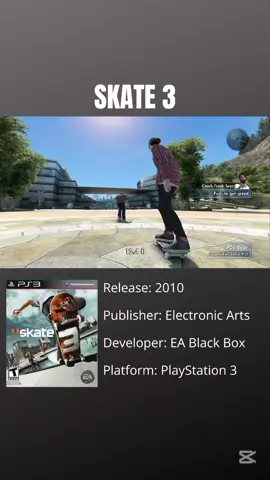 Skate 3 - PlayStation 3 #ps3 #skate #gaming #playstation 