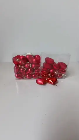 Bolas para natal em formato de coração  #natal #enfeitesdenatal #novacasa10 #coração