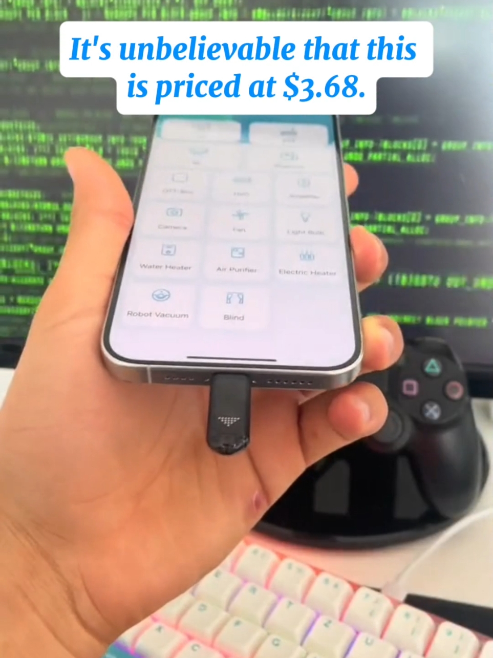 Wireless Infrared Remote Control Adapter #AliExpressGoodFinds #aliexpressfinds #bestproducts #TikTokMadeMeBuyIt #foryou #AliExpressHaul #tiktokfinds2024 