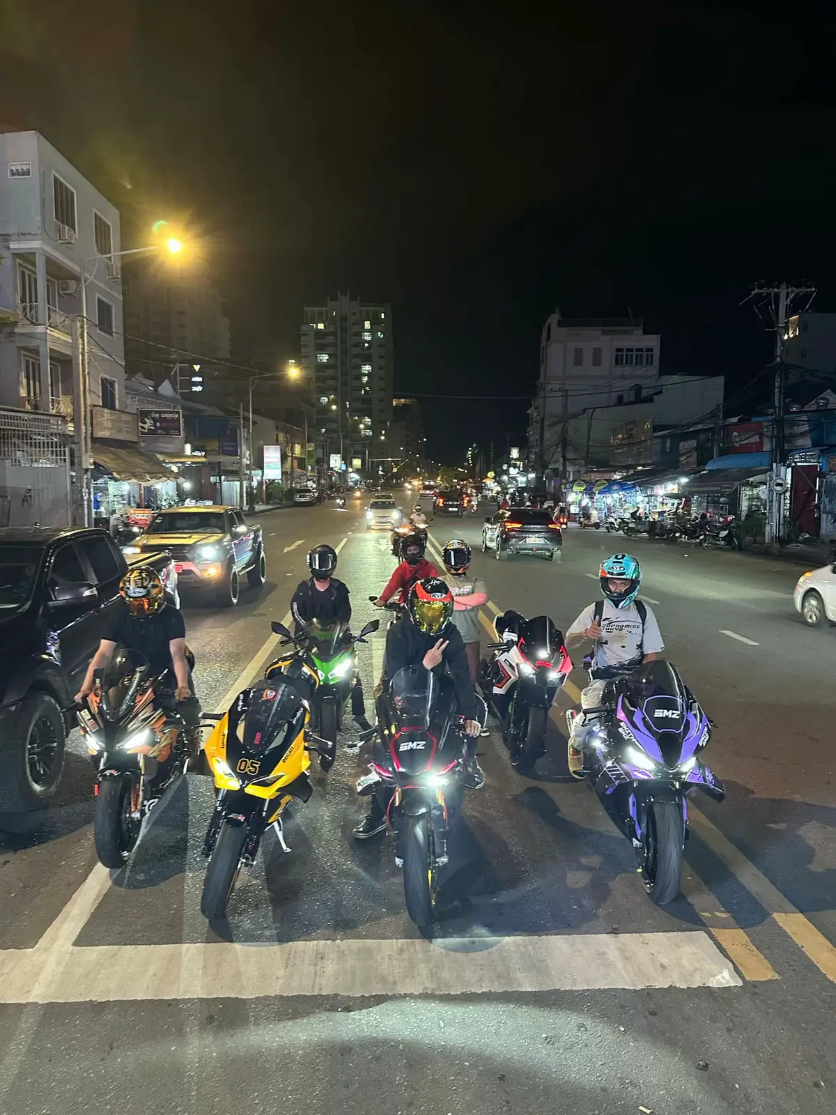 Bike is where we start our friendship ♥️ #fyp #viral #xybca #nightride #cambodia #bigbike @HTG 