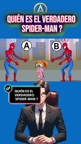 QUIÉN ES EL VERDADERO  SPIDER-MAN ? #trivia #puzzle #shorts #quiz 