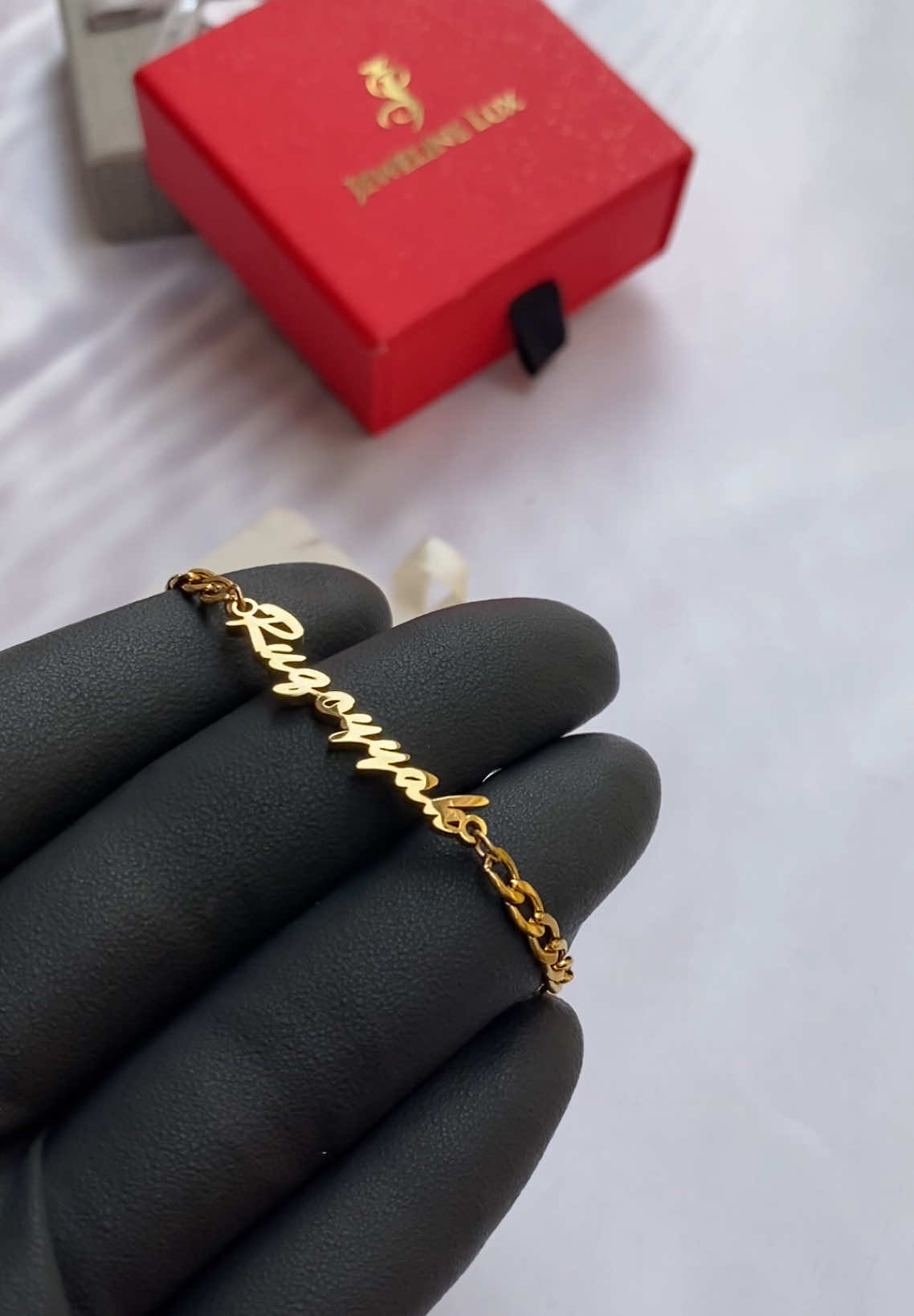 Personalized cut-out bracelet 🏷️15,000 🌼All orders come beautifully packaged 🌼Available to customize in silver,gold and rosegold To order; ✅Simply click the link in bio to shop on the website ↗️ www.jewelinelux.com or DM on IG ➡️ jeweline.lux #jewelinelux #giftideas #personalizedbracelet #braceletjewelry #personalizedjewelry  
