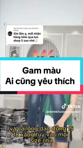 Anh em đã có gam màu này trong bộ siêu tập mình chưa ạ. Chưa có sắm ngay nhé. #xuhuong #jean #mkjean #jeanfashion #mkstyle #minhkhue 