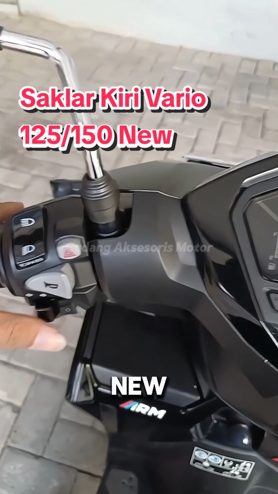 Saklar Kiri VARIO 125/150 NEW HAZARD + Tombol Flash Tembak Holder ALL NEW VARIO 125 150 LED 2018-2024