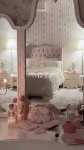 soft night routine🌟🪞🩰🫧#fyp #room #aesthetic #coquette #night 
