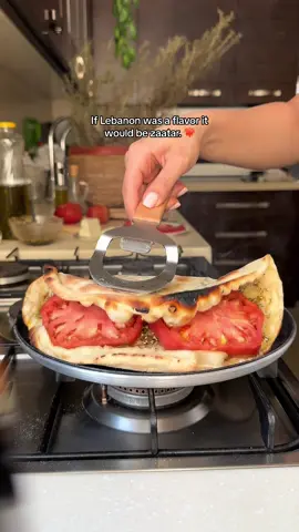 What else could it be? 🤔 🔗Link in bio to get your stove top Saj! #fyp #zaatar #cookingathome #arab #breakfast #lebanon #bread #mena #savorybreakfast #levantine 