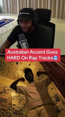 Australian Accent Goes HARD On Rap Tracks🥶 @nabio.1  #ukrap #ukdrill #drillmusic 
