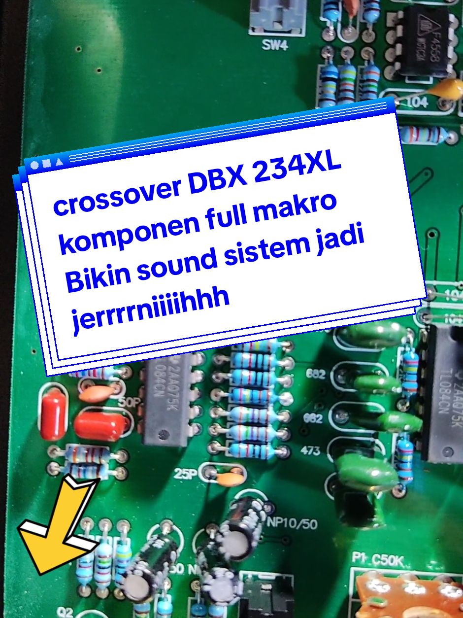 Jangan pernah beli crossover DBX komponen full makro ini kalau tdk ingin sound sistem jadi jerrrrniiiihhh #crossover #crossoveraktif #crossover3way #dbx #crossoverdbx #sound #jernih 