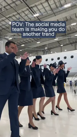 Leave a comment to cheer on our flight attendants because the social media team is here to shoot content again. 🥲  #flyporter #porter #porterairlines #travel #flightattendant #socialmediamanager #contentcreators 