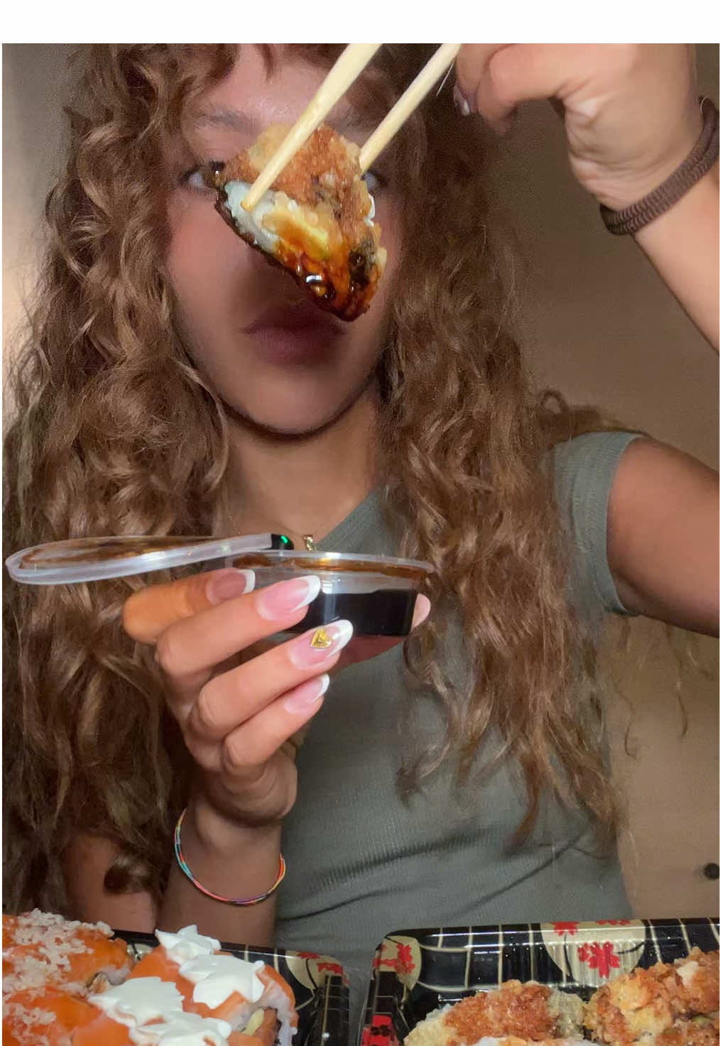 sushi’s mukbang 🍣🥢🍱 #asianfood #sushi #asmr #foryou #fyp #mukbang #foodtiktok #foodasmr #eatingshow #mukbangeatingshow #FoodTok #eatingasmr #ladysallumaeats #foodchallenge #asmrvideo #asmrmukbang #crunchy #crunch #food #eating #trending 
