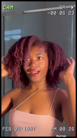 Still not over this color on my skin tone @As I Am 🍓💕 #redhair #gingerhair #coloredhair #type4hair  #asiamnaturally #blackgirls 