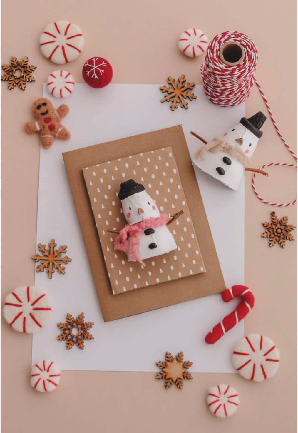 Christmas Craft time ☃️ These cards were made from recycled eggboxes and a @The Kid Collective delivery box!  #christmasdiy #christmasdecor #christmasgift #diychristmas #diychristmasdecor #christmascrafts #recycledcrafts #upcycling 