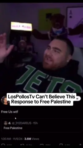 W Los for speaking up about Palestine 🇵🇸 #lospollostv #election2024 #fypシ #palestine #freepalestine #viralvideo #streamer #clips #lospollostvmoments #donaldtrump 