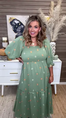 This dress is perfect for family pictures!! #OOTD #outfit #new #newarrival #falldress #outfitinspo #trending #fyp #musthave 