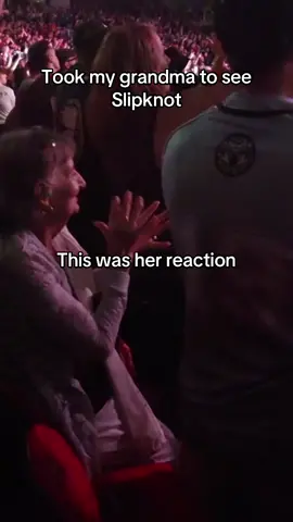 All smiles from Granny 😃 #fypシ #foryoupage #slipknotconcert #slipknotlive #knotfest #knotfestroadshow 