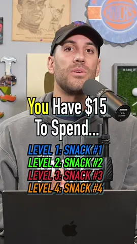 Building The PERFECT Lineup Of Snacks! How’d He Do? #fyp #snacks #food #budget #money #chips 