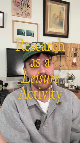 Spending my evenings researching hyper niche topics just for funsies 👨‍🔬❇️ #internet #research #art 