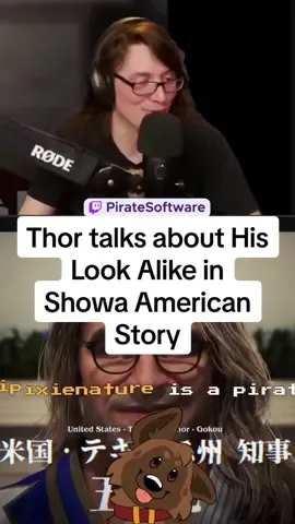 Thor talks about his Look Alike in Showa American Story #piratesoftware #softwareengineer #gamedev #showaamericanstory 