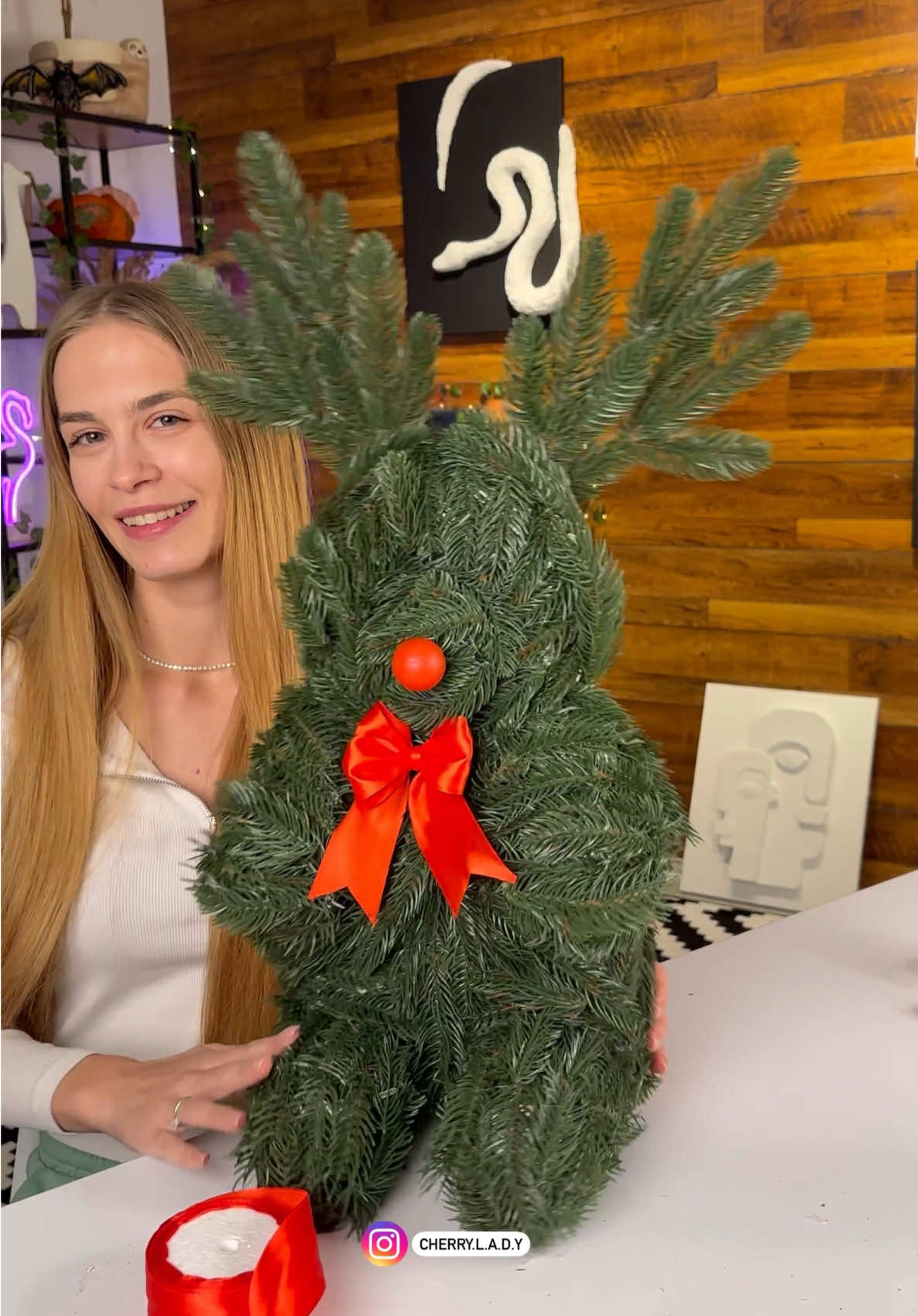 DIY Christmas Deer 🦌🌲✨Song: Rival by @Fiekld ✨  #diycrafts #tutorial #christmasdiy #xmas #christmasdeer #diylovers #artprocess #dollartreediy #cardboardcrafts 