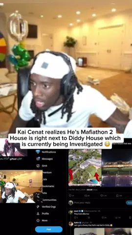 No way kai cenat is living next to diddy😳#oblivion #fyp #trending #xyzbca #kaicenat #diddy 