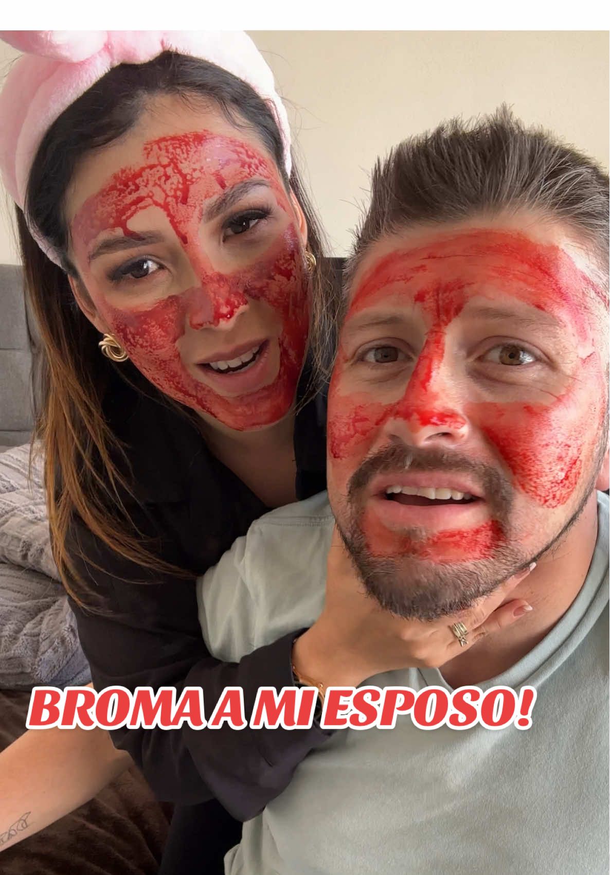 LE DOY ASCOOO!!😭🤦🏻‍♀️ #humor #broma #esposo #parejas #sharonyluigi #sangrefalsa 