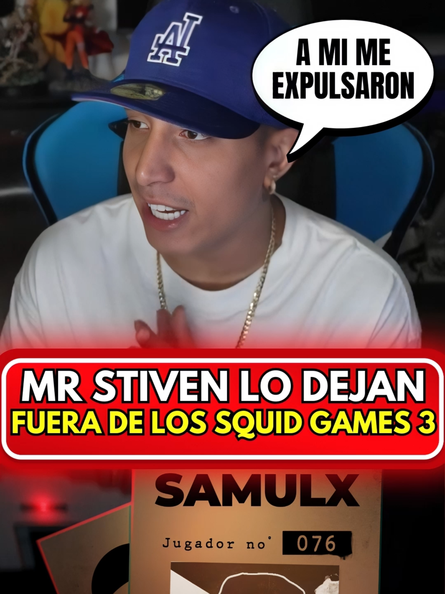 MR STIVEN hace el ridiculo historico y lo dejan FUERA de los SQUID GAMES 3  #mrstiven #viral #polemica #westcol #samulx