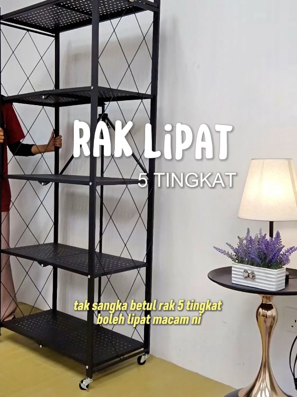 5 tier foldable storage rack😍🛒❗🔥#gdeal #gdealshop #tiktok #fypシ #TikTokShop #rack#foldable #furniture 