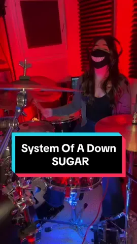 Suuugaar! 🍭 @systemofadown #systemofadown #sugar #drumcover #femaledrummer #drummergirl #fyp 