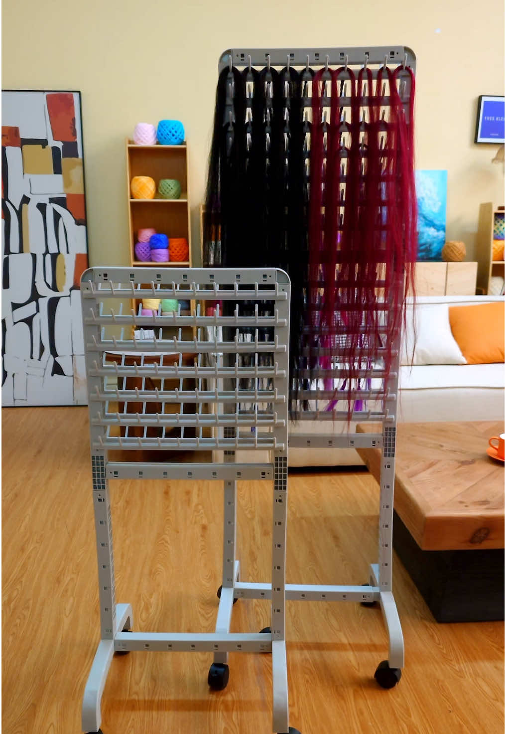 Let’s be the designer of your hair rack!#fyp #man #woman #viralvideo #tkshop #fyppppppppppppppppppppppp #microtwist #boxbraids #knotlessbraids #bohobraids #locs #frenchcurlsbraids #fulanibraids #prettygirlstiktok #budgetgirl #blackgirltiktok #braider #flexible #haireack 