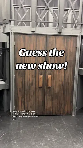 Get ready for my Novemeber personality. 💜 #setdesign #scenicartist #musicaltheatre #torontotheatre