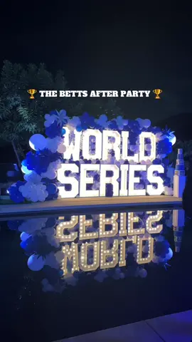 The after party @ the Betts 🎉💙 #dodgers #baseball #couple 