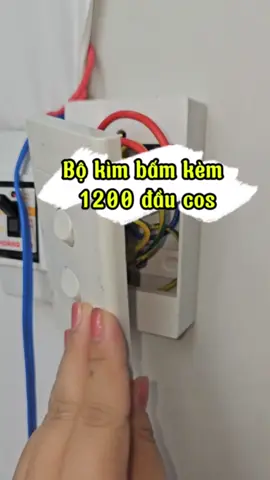 Bộ kìm bấm Cos vuông kèm 1200 đầu cos tiện dụng #giadungtienich #chiasekinhnghiem #coemthovuon 