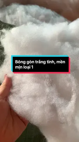 Bông gòn trắng tinh, mền mịn loại 1 decor đám mây, trang trí noel,làm ruột gối, thú nhồi bông