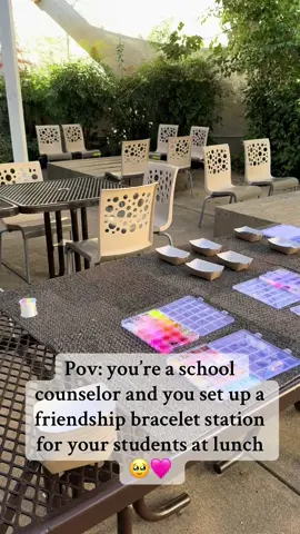 #schoolcounselor #schoolcounselorsoftiktok #middleschoolteacher #teachersoftiktok #braceletmaking #SelfCare 