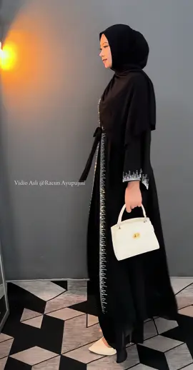 Masyallah Demi apa 100rb an semevvah ini😭🖤  #ootdhijab #abaya #Ramadan 