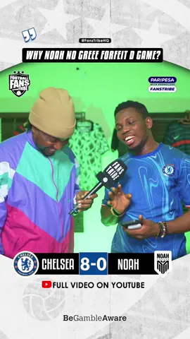 Watch the FULL INTERVIEW now on YouTube via link in bio 📺 🔥 🗣️ 😅  #naijatiktok #sportsontiktok #levelupafrica #nigeria #ChelseaFC #chelsea #conferenceleague Chelsea 8-0 PAOK highlights 