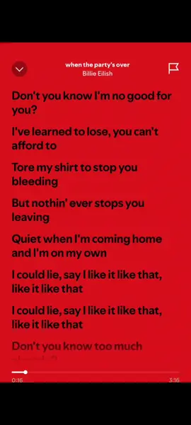 When The Party's Over - Billie Eilish  #lyrics #billieeilish #lyricsvideo #lyrics_songs #billie #lyricsedit 