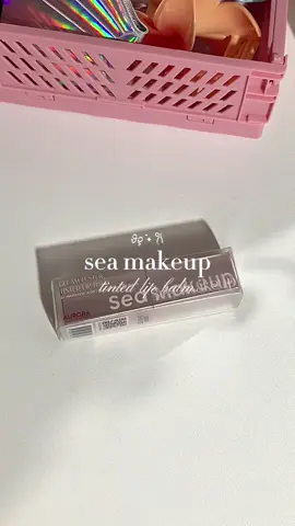 worth the hype🫶🏻🎀, try on ga nih? #seamakeup #tintedlipbalm #lipbalm #rekomendasilipbalm #makeup #fyp 