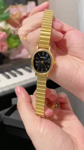 Modest stainless steel watch ✨💫 #watch #stainlesssteel #womenswatch #watchaccessories 