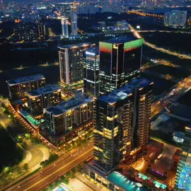 Khu đô thị Thủ Thiêm về đêm #thuthiem #saigon #fyp 