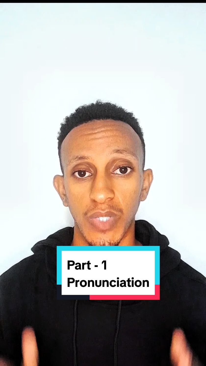 Part - 1 | Pronunciation | #english #eritreantiktok🇪🇷🇪🇷 #eritreantiktok🇪🇷🇪🇷habeshatiktok #eritrean #eritrea #fypppp #viral 