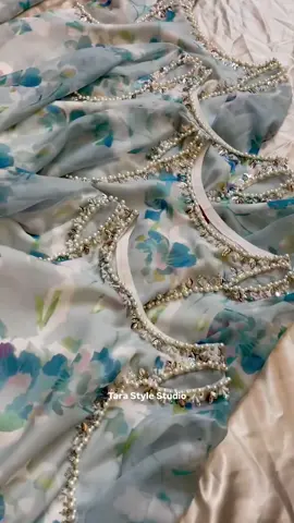 Customized this beautiful dress for Iqra and her sisters❤️ Original design by Elyssa. DM to place your order🫶 . . . . . #customized #customizeddress #moonlightdress #handwork #handembellished #partywear #orderondemand #tara #tarastylestudio #trending #pakistanfashion #fashion 