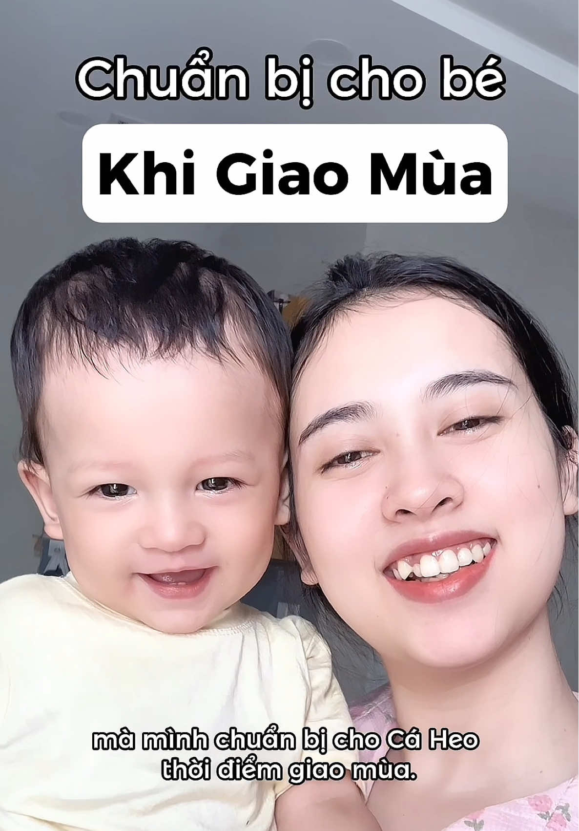 Chuẩn bị gì cho bé thời điểm giao mùa #chamsocbeyeu #giaomua #mebimsua #chamcon 