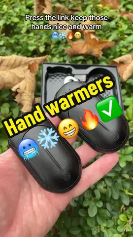 Keep warm this winter with these rechargeable hand warmers 🥶🔥😁 #handwarmer #handwarmers #rechargablehandwarmers #winteressentials #winteready #keepwarm #winteriscoming #warmhands 